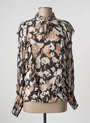 Blouse manches longues manches longues noir B.YOUNG femme