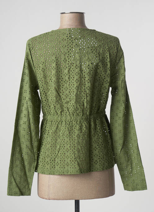 Chemisier vert ICHI pour femme