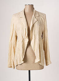 Blazer coupe cintrée beige MADE IN ITALY femme