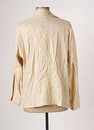 Blazer coupe cintrée beige MADE IN ITALY femme