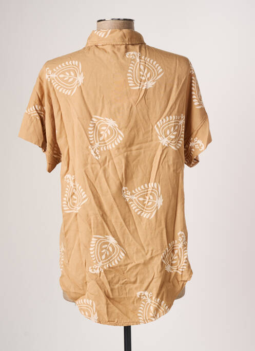 Chemisier marron GLOSSY pour femme