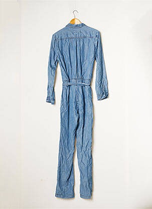 Combi-pantalon fermeture boutonnée sur le devant manches longues bleu LA PETITE ETOILE femme