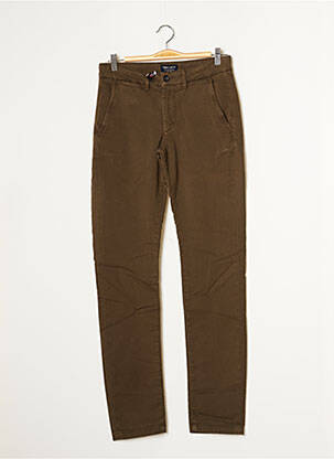 Pantalon chino stretch taille normale vert TEDDY SMITH homme