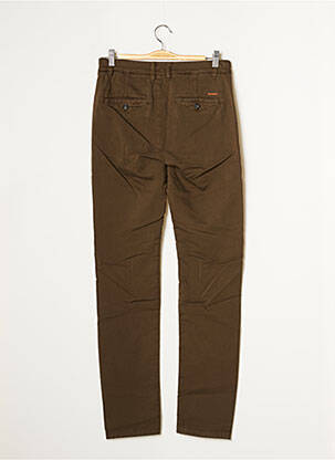 Pantalon chino stretch taille normale vert TEDDY SMITH homme