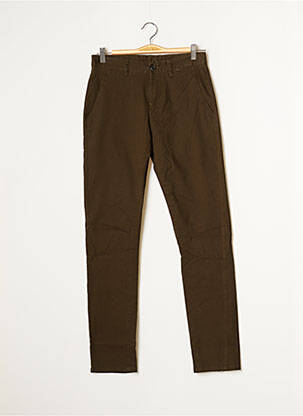 Pantalon chino stretch taille normale vert Y.TWO homme