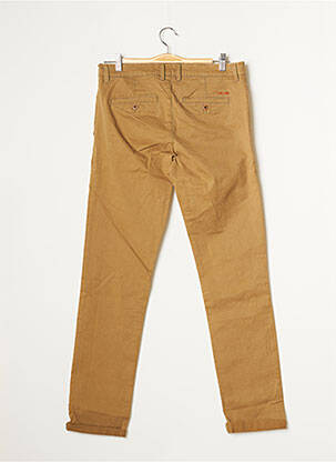 Pantalon chino stretch taille normale marron TEDDY SMITH homme