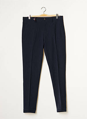 Pantalon chino stretch taille normale bleu TEDDY SMITH homme