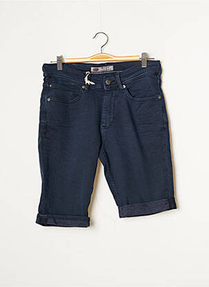 Bermuda stretch taille normale bleu TEDDY SMITH homme