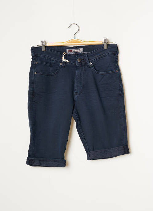 Bermuda stretch taille normale bleu TEDDY SMITH homme