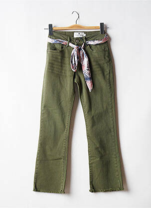 Jeans bootcut vert FREEMAN T.PORTER pour femme
