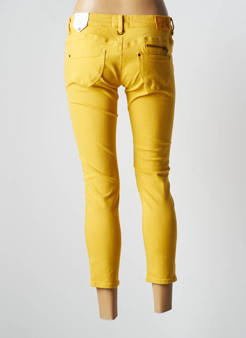 Pantalon 7/8 jaune FREEMAN T.PORTER pour femme