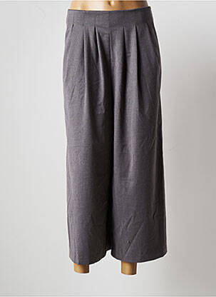 Pantacourt taille haute taille haute gris SANDRO FERRONE femme