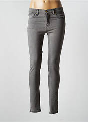 Jeans skinny gris LA PETITE ETOILE pour femme seconde vue