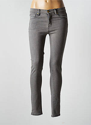 Jeans skinny gris LA PETITE ETOILE pour femme