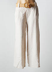 Pantalon large beige NEW STYLE pour femme seconde vue