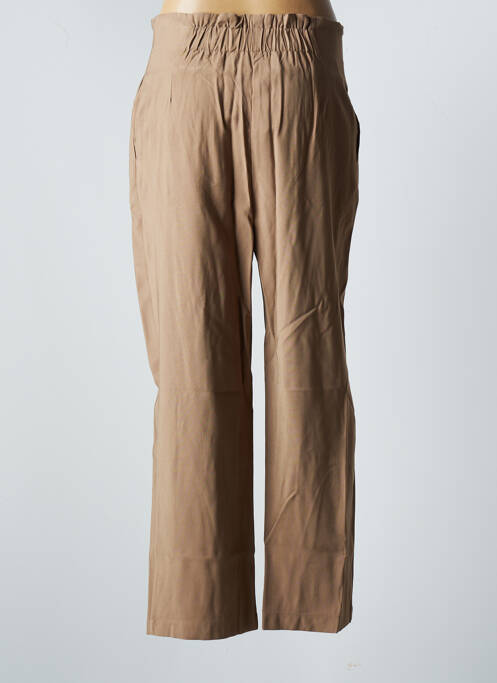 Pantalon droit beige RUE MAZARINE pour femme
