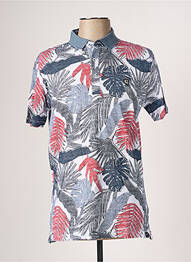 Polo tissage jersey manches courtes bleu GARCIA homme