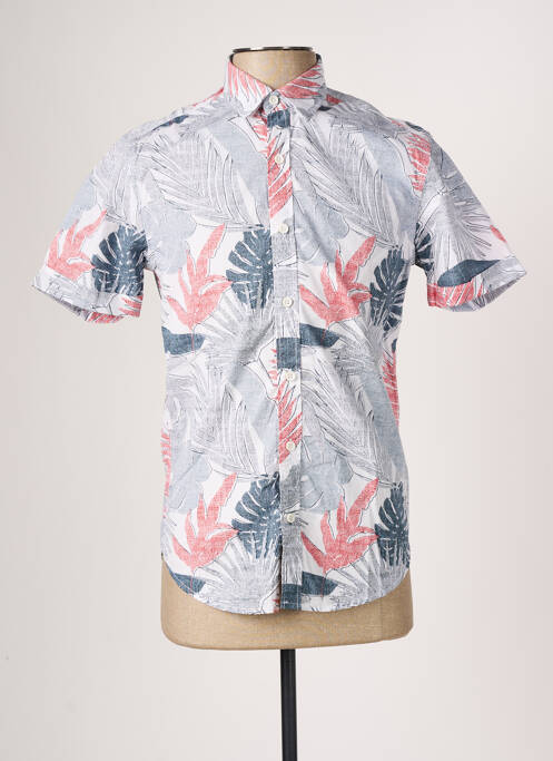 Chemise manches courtes imprimé tie and dye bleu GARCIA homme