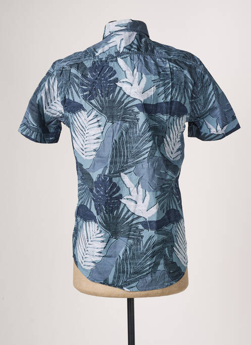 Chemise manches courtes bleu GARCIA pour homme