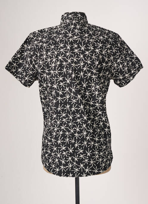 Chemise manches courtes noir LE TEMPS DES CERISES pour homme