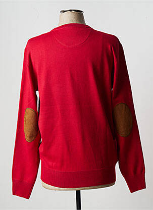 Pull stretch manches longues rouge CABBEEN H.M homme
