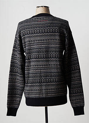 Pull stretch manches longues noir TEDDY SMITH homme