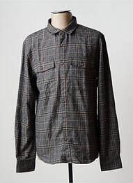 Chemise manches longues manches longues gris TEDDY SMITH homme