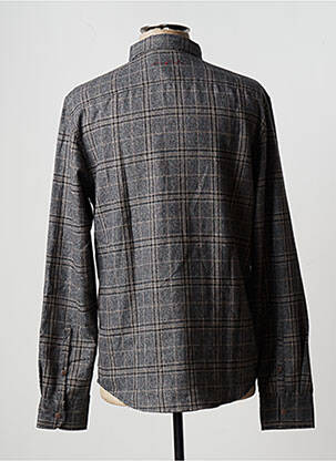 Chemise manches longues manches longues gris TEDDY SMITH homme