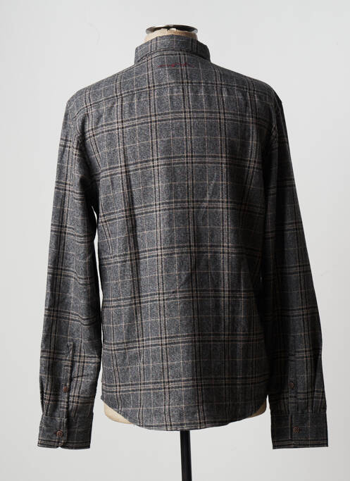 Chemise manches longues gris TEDDY SMITH pour homme