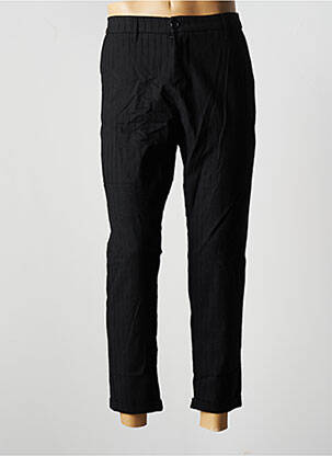 Pantalon slim fermeture zippée sous rabat boutonné taille normale noir IMPERIAL homme