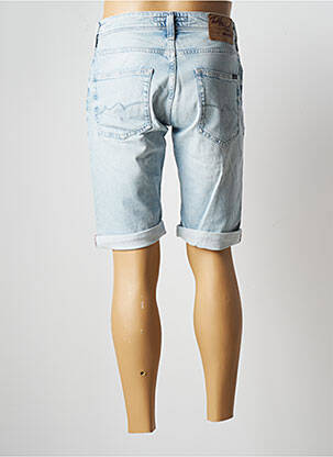 Bermuda taille élastique taille normale bleu TEDDY SMITH homme