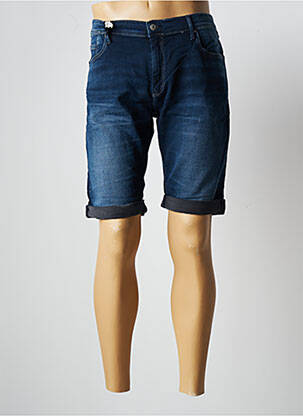 Bermuda stretch taille normale bleu TEDDY SMITH homme