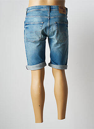 Bermuda stretch taille normale bleu TEDDY SMITH homme