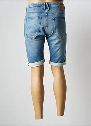 Bermuda stretch taille normale bleu TEDDY SMITH homme
