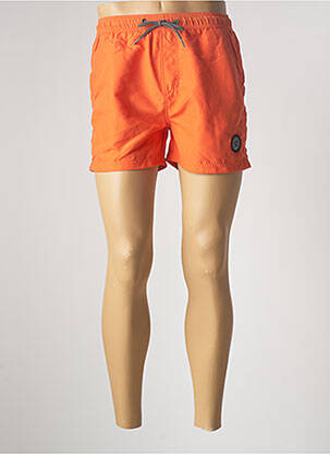 Short de bain fermeture liens à nouer orange TEDDY SMITH homme