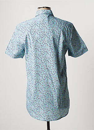 Chemise manches courtes coupe cintrée bleu MEXX homme