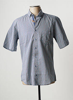 Chemise manches courtes bleu REDMOND pour homme