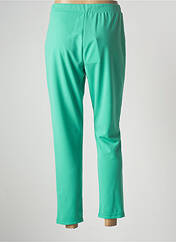 Pantalon slim vert EGO pour femme seconde vue
