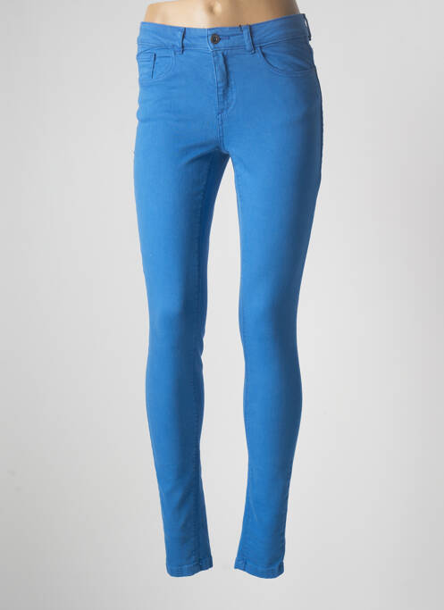 Pantalon slim bleu B.YOUNG pour femme
