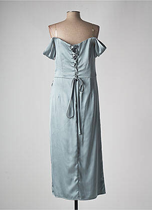 Robe mi-longue manches courtes manches courtes gris JUJU & CHRISTINE femme