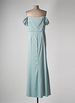 Robe longue manches courtes manches courtes vert JUJU & CHRISTINE femme