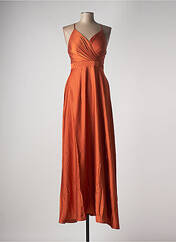 Robe longue orange LAUTINEL PARIS pour femme seconde vue