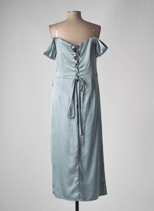 Robe mi-longue manches courtes manches courtes gris JUJU & CHRISTINE femme