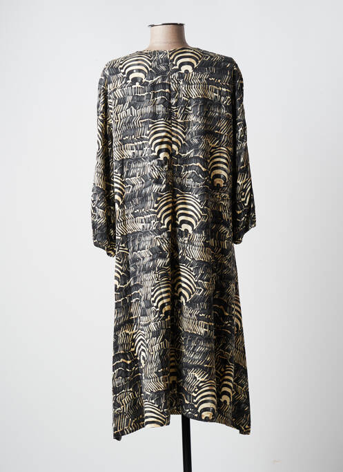 Robe mi-longue beige CHALOU pour femme