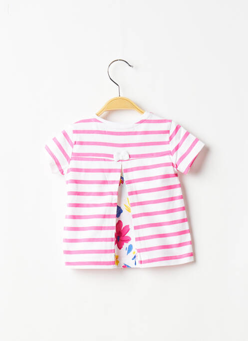 T-shirt rose WEEK END A LA MER pour fille