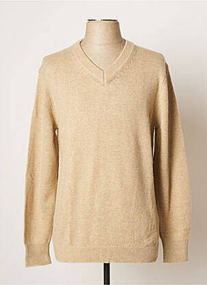 Pull beige SELECTED pour homme