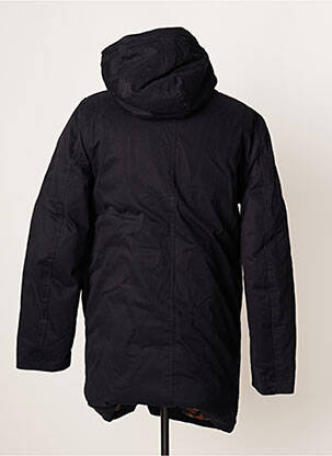 Parka manches longues a capuche bleu DSTREZZED homme