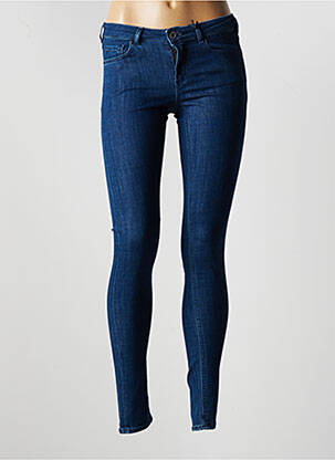 Jeans skinny tissage brut taille normale bleu MAISON SCOTCH femme