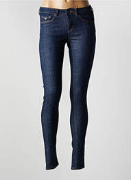 Jeans skinny tissage brut taille normale bleu MAISON SCOTCH femme