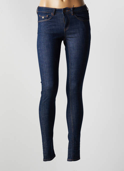 Jeans skinny tissage brut taille normale bleu MAISON SCOTCH femme